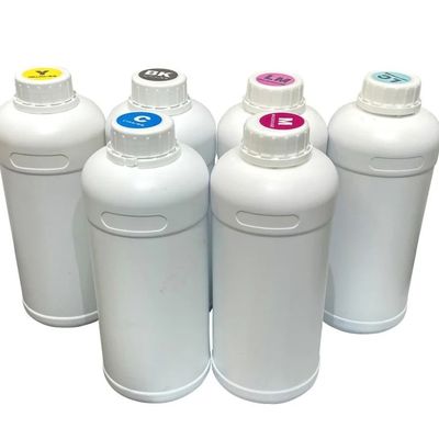 L'encre à base d'eau 1000 ml en vrac imperméable à l'eau CMYK Impression blanche écologique imperméable au soleil