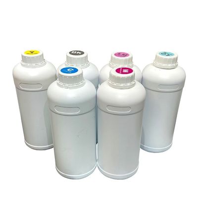 L'encre à base d'eau 1000 ml en vrac imperméable à l'eau CMYK Impression blanche écologique imperméable au soleil