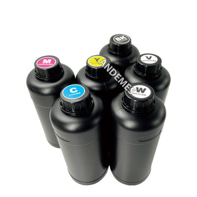 Imprimante à tête d'impression XP600 I3200 1600 avec CMYKW V UV Ink 1000ml Disparition et vernis