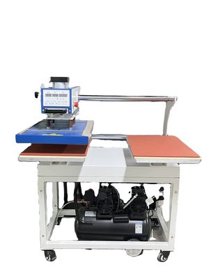 T-shirt DTF machine de pressage à chaleur semi-automatique 40*60 cm double station