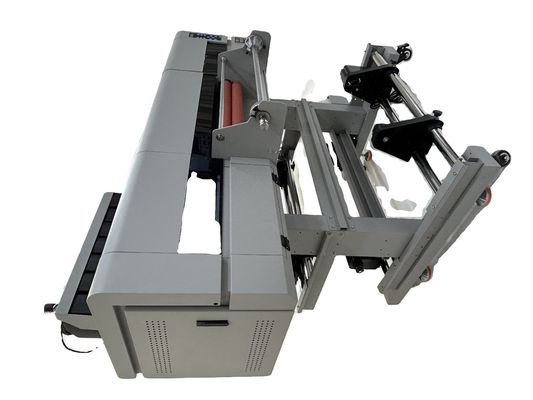 130 KG Andemes 24 pouces machine d'impression d'autocollants UV personnalisée petit jet d'encre UV DTF rouleau à plat avec laminateur AB FIM