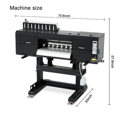 Imprimante fluorescente DTF grand format A1 2in1 pour l'impression numérique de t-shirts sur tissu