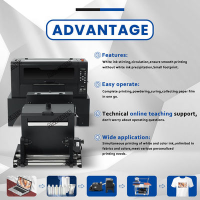 XP600 imprimante à double tête A2 17 pouces DTF pour imprimer des t-shirts en PET