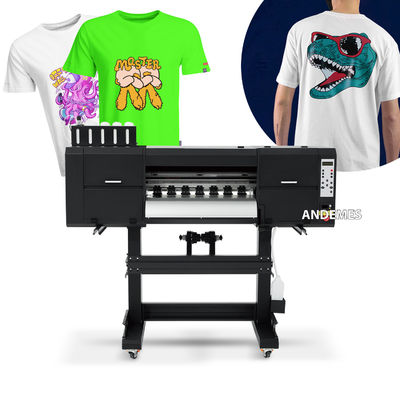 Imprimante à jet d'encre Imprimante à T-shirt DTF de 60 cm avec deux têtes I3200 et machines à secouer la poudre