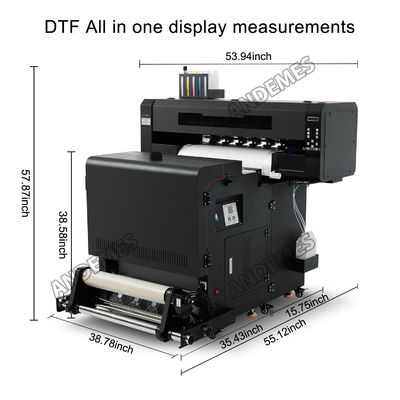 Imprimante UV Dtf de 60 cm I3200 T-shirt à tête d'impression pour le film PET T-shirt sur mesure