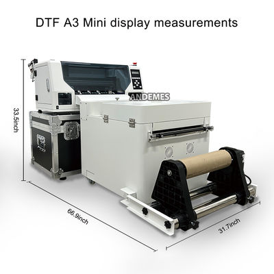 Mini A3 dtf imprimante eps double tête xp600 four à pulvérisation