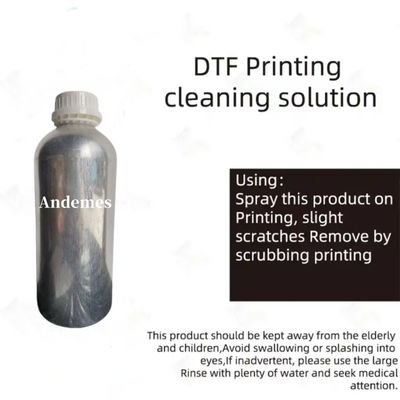 DTF Residue Cleaner Spray Solution rapide et facile pour éliminer la colle des T-shirts Chapeaux Sacs