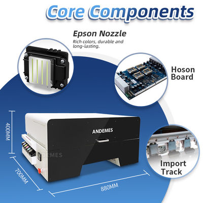 Imprimante jet d'encre DTF A3 compatible Windows 7/8/10 pour l'impression sur tissus et étiquettes