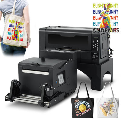 Dual XP600 Head A2 DTF Printer 17 Inch Digital Printer with Powder Shaking Machine