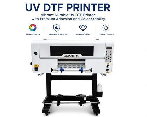 Imprimante UV DTF Vibrante et Durable avec Adhérence Premium et Stabilité des Couleurs