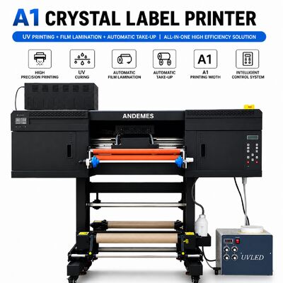 Imprimante d'étiquettes en cristal UV A1 avec système d'impression de rouleaux grand format Epson I3200