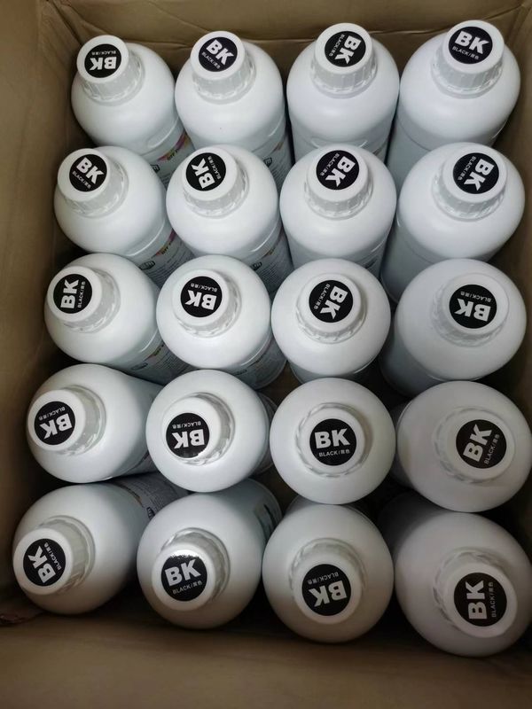 CMYK LC LM Tinte textile à transfert de pigment Tinte DTF à transfert de chaleur 1000 ml Tinte à base d'eau pour tissus