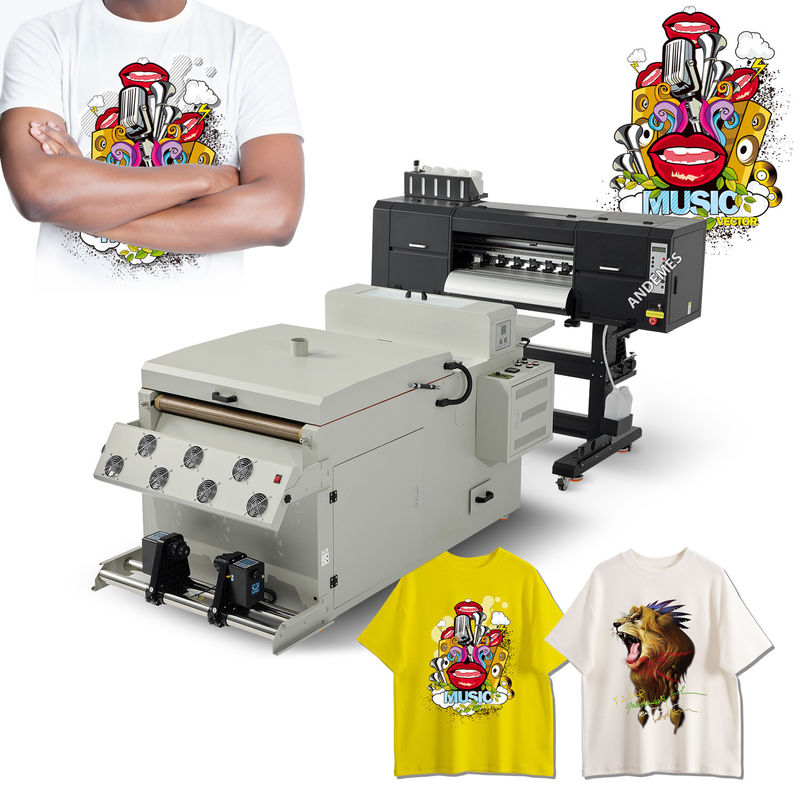 Imprimante à jet d'encre DTF 4 Tête i3200 T-shirt textile avec machine à secouer à la poudre Dtf