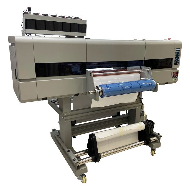 Imprimante UV A1 de 60 cm Autocollant cristallin AB Film Logo Machine d'impression Autocollant de transfert I3200 Imprimante UV