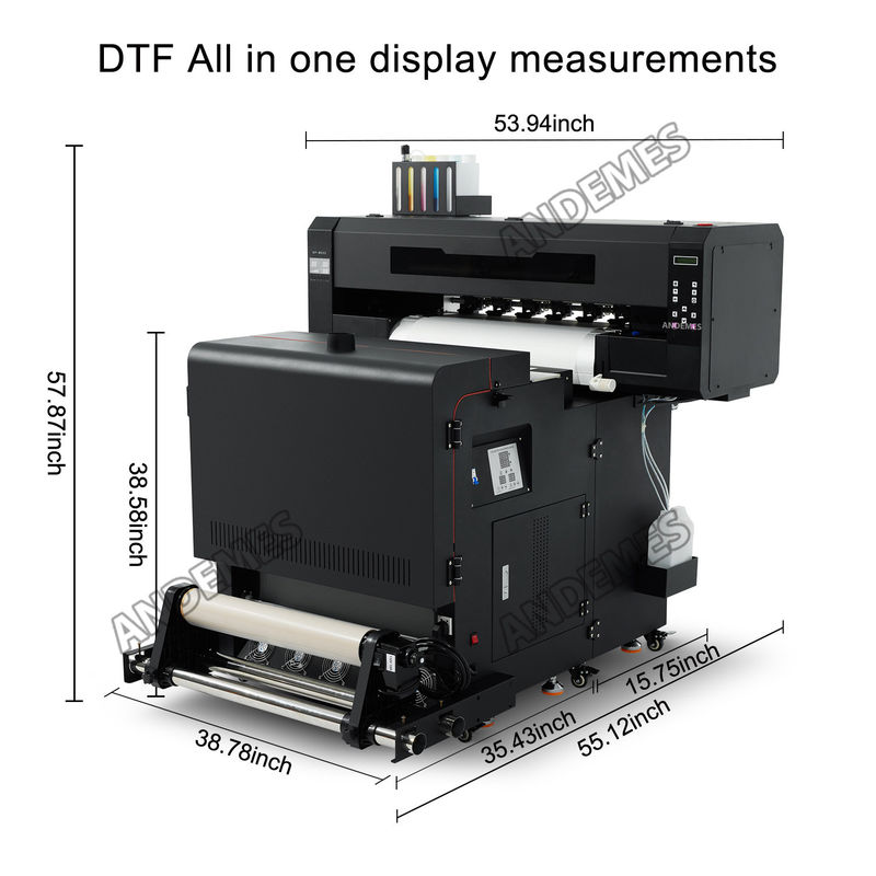 Imprimante DTF à double tête A1 de 60 cm homologuée CE/UKCA/ROHS pour l'impression de t-shirts
