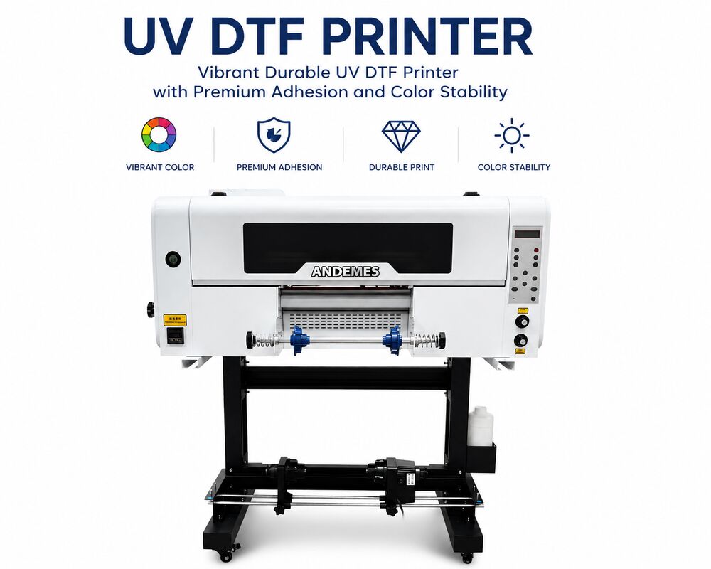 Imprimante UV DTF Vibrante et Durable avec Adhérence Premium et Stabilité des Couleurs