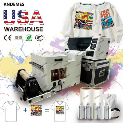 Mini A3 13 pouces DTF imprimante 33cm double Xp600 tête avec poudre Shaker four T-shirt d'impression