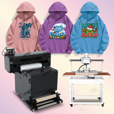 Imprimante DTF 60cm certifiée CE/UKCA/ROHS avec encre blanche DTF et garantie d'un an pour une impression de haute qualité